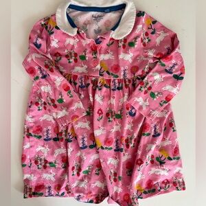 Mini boden bunny dress GUC for wash wear 18-24